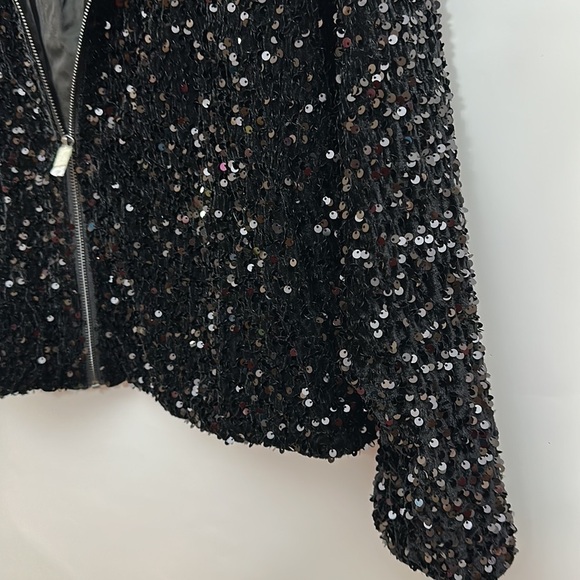 Torrid 1 SEQUIN CROP JACKET - Picture 14 of 14